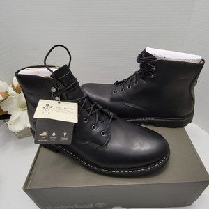 New Mens Timerland Lite Black Ankle Boots Lace Up Belanger EK 6" Waterproof 12 M